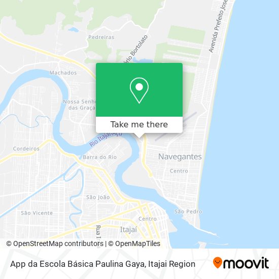 App da Escola Básica Paulina Gaya map