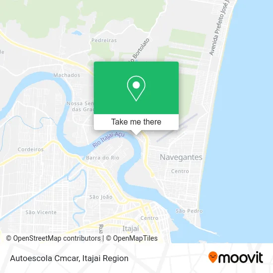 Autoescola Cmcar map