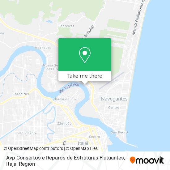 Avp Consertos e Reparos de Estruturas Flutuantes map