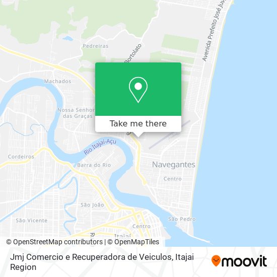 Jmj Comercio e Recuperadora de Veiculos map