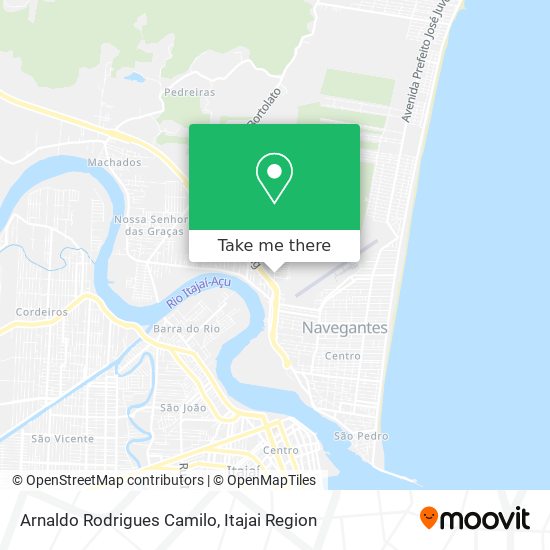 Mapa Arnaldo Rodrigues Camilo