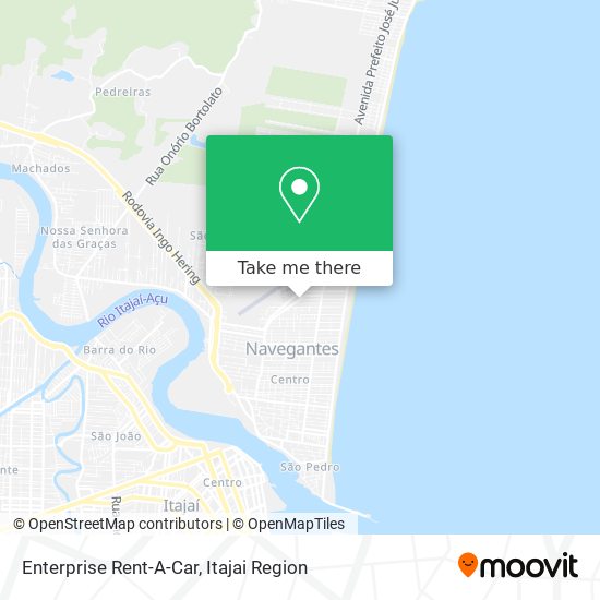 Enterprise Rent-A-Car map