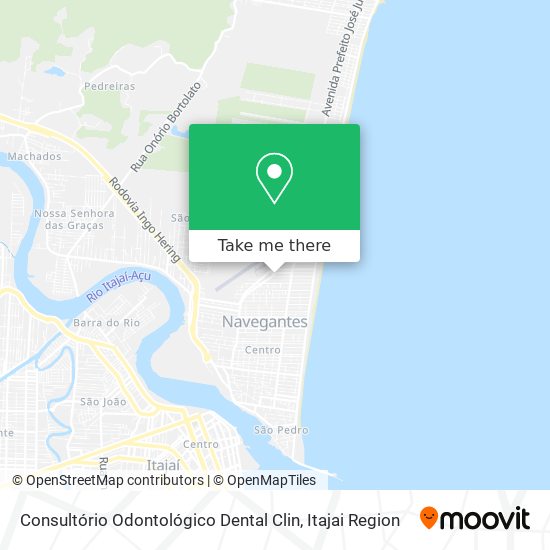 Mapa Consultório Odontológico Dental Clin