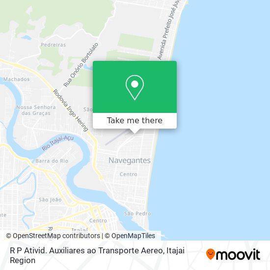 R P Ativid. Auxiliares ao Transporte Aereo map