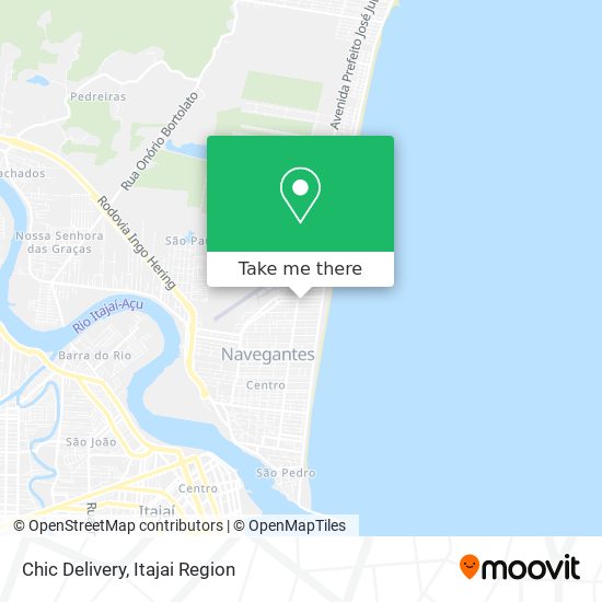 Chic Delivery map