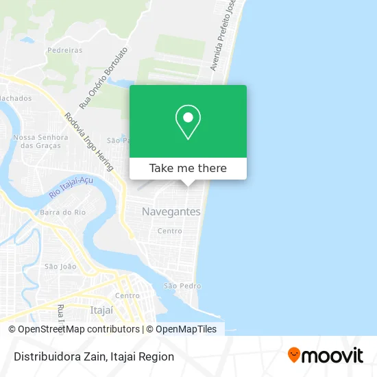 Distribuidora Zain map