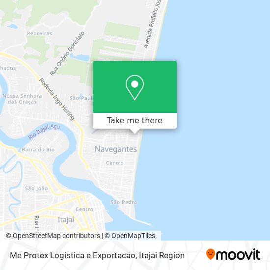 Mapa Me Protex Logistica e Exportacao