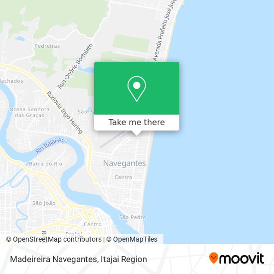 Madeireira Navegantes map