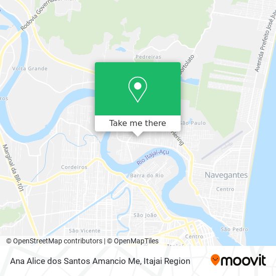 Ana Alice dos Santos Amancio Me map