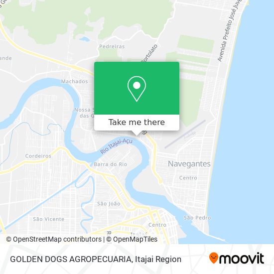 Mapa GOLDEN DOGS AGROPECUARIA
