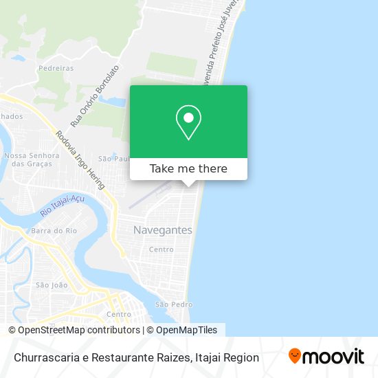 Churrascaria e Restaurante Raizes map