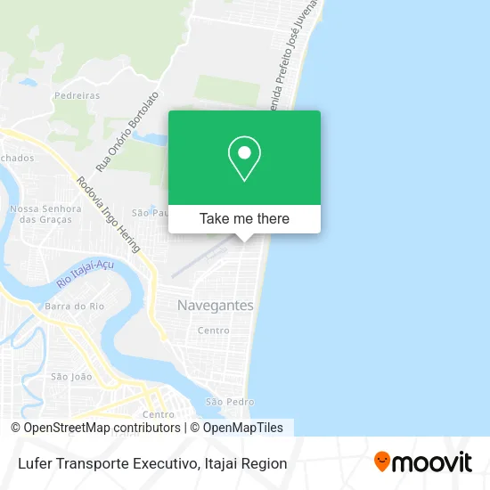 Lufer Transporte Executivo map
