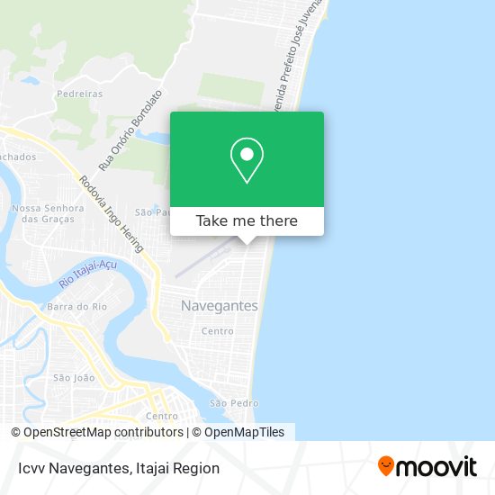 Icvv Navegantes map