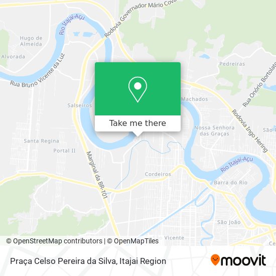 Mapa Praça Celso Pereira da Silva