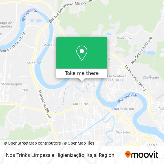 Nos Trinks Limpeza e Higienização map