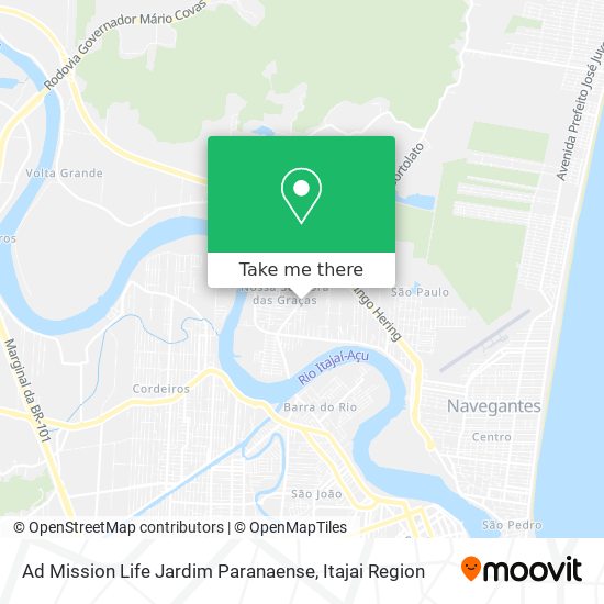 Ad Mission Life Jardim Paranaense map