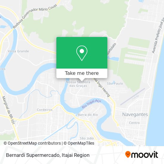 Bernardi Supermercado map