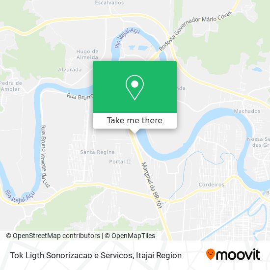 Mapa Tok Ligth Sonorizacao e Servicos