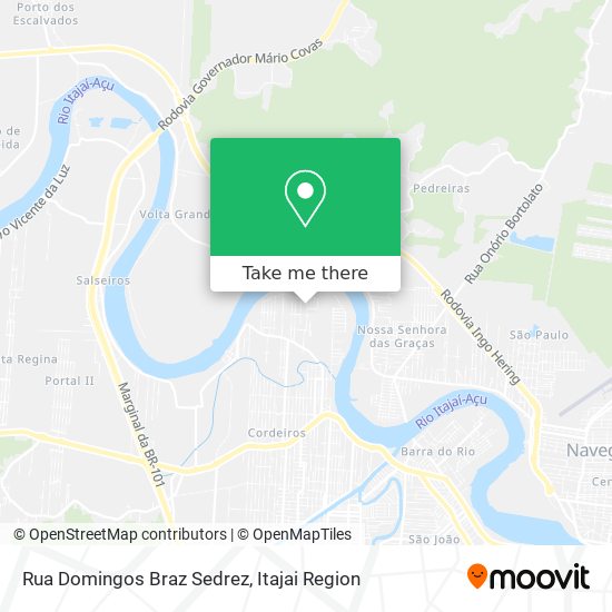 Rua Domingos Braz Sedrez map