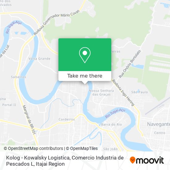 Kolog - Kowalsky Logistica, Comercio Industria de Pescados L map