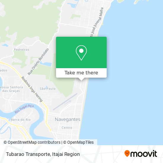 Mapa Tubarao Transporte