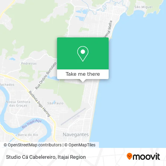 Studio Cá Cabelereiro map