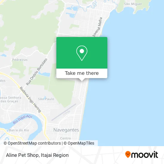 Aline Pet Shop map