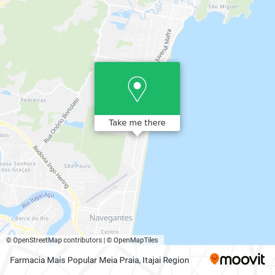 Farmacia Mais Popular Meia Praia map