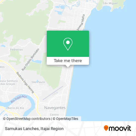 Samukas Lanches map