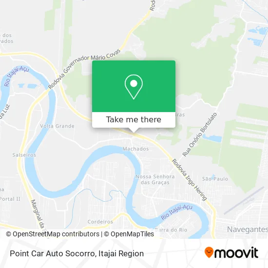 Point Car Auto Socorro map