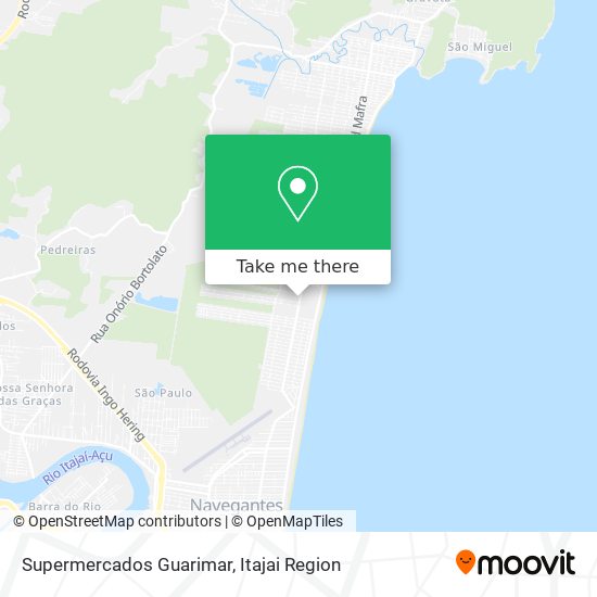 Mapa Supermercados Guarimar