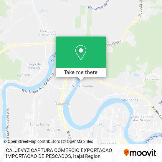 CALJEVYZ CAPTURA COMERCIO EXPORTACAO IMPORTACAO DE PESCADOS map