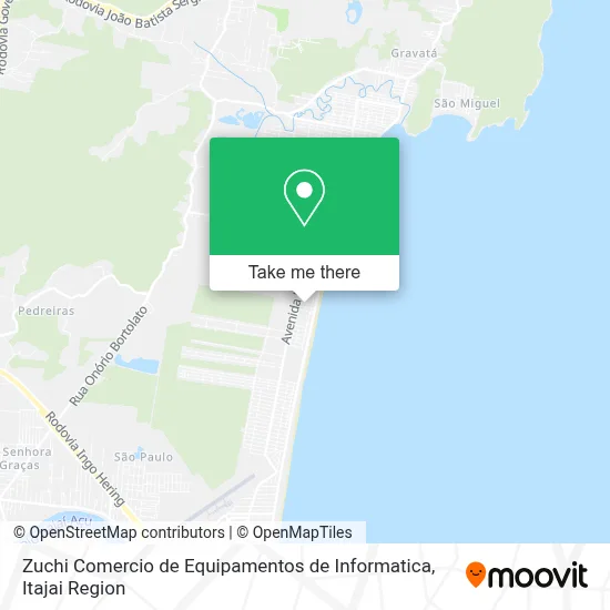 Zuchi Comercio de Equipamentos de Informatica map