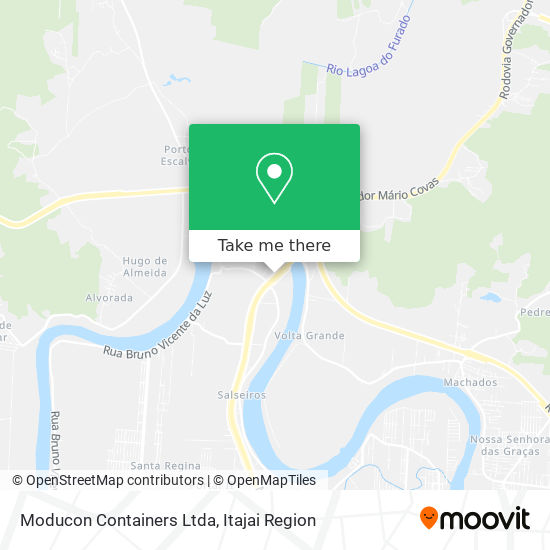 Mapa Moducon Containers Ltda