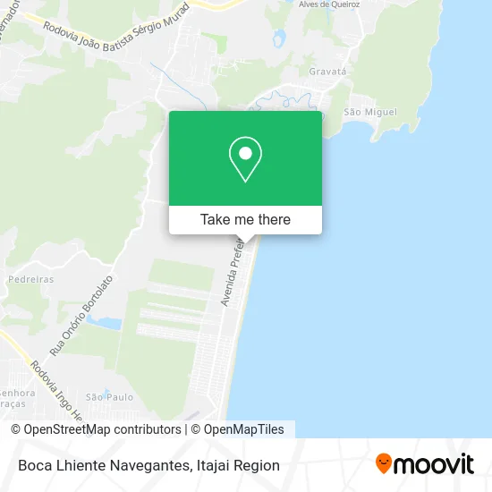 Boca Lhiente Navegantes map