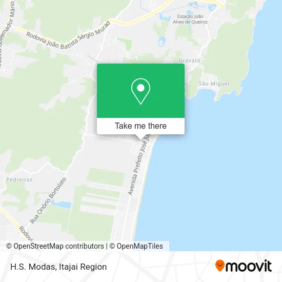 H.S. Modas map