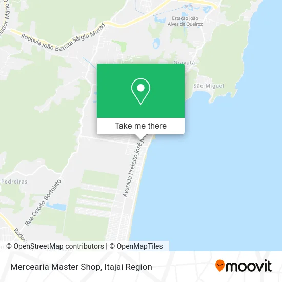 Mercearia Master Shop map