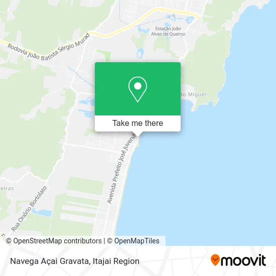 Navega Açai Gravata map