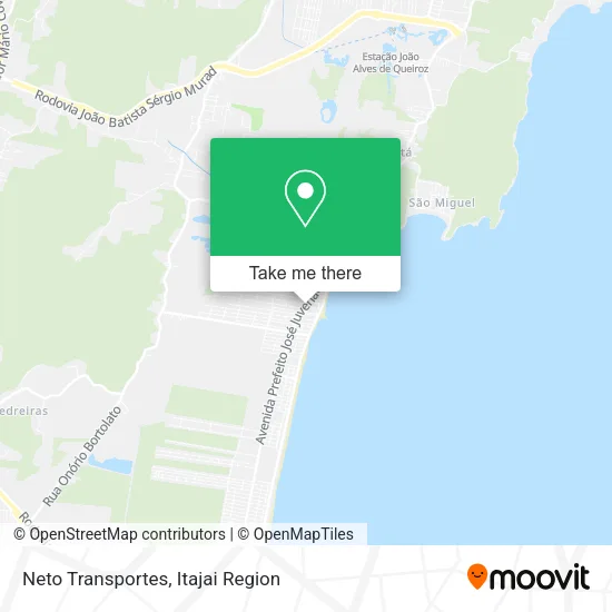 Neto Transportes map