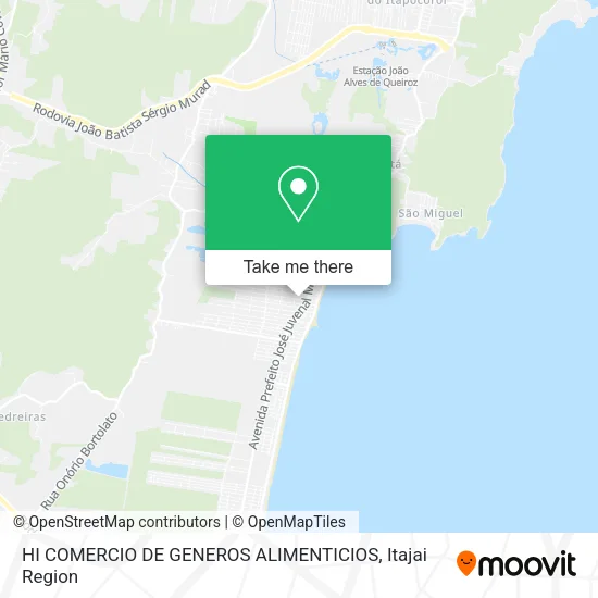 HI COMERCIO DE GENEROS ALIMENTICIOS map