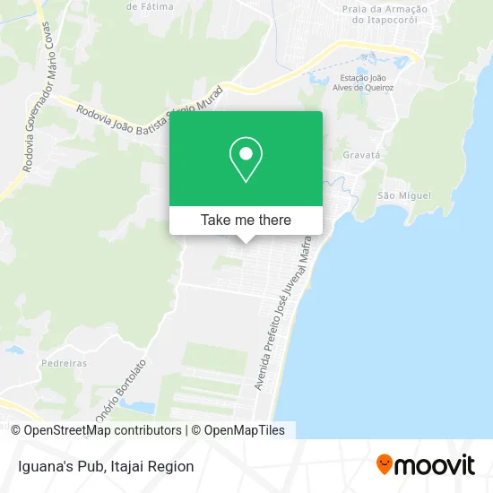 Iguana's Pub map