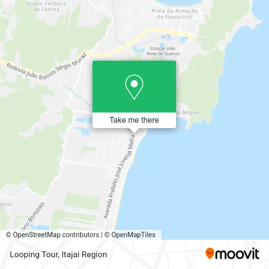 Looping Tour map
