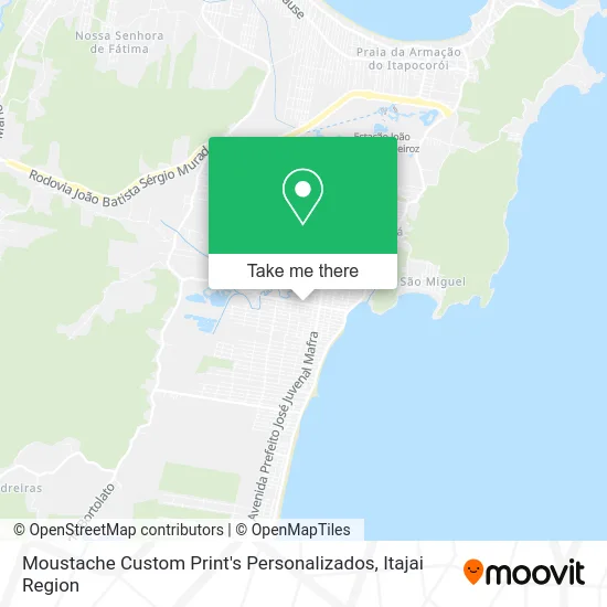 Moustache Custom Print's Personalizados map