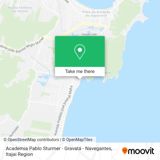 Academia Pablo Sturmer - Gravatá - Navegantes map