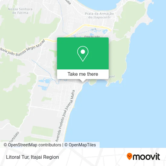 Litoral Tur map