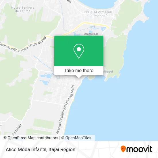 Alice Moda Infantil map