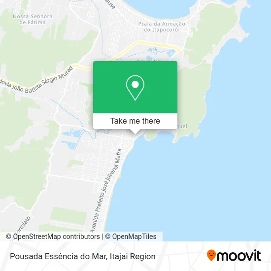 Pousada Essência do Mar map