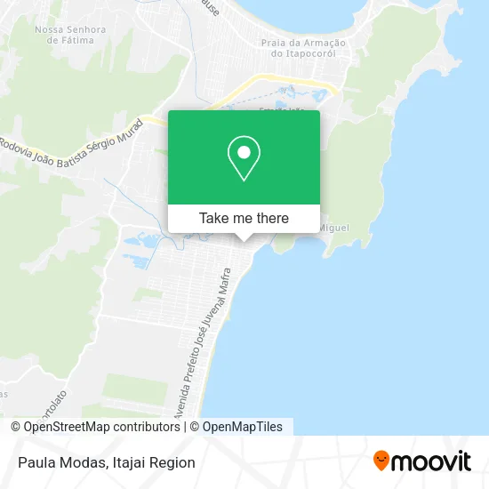 Paula Modas map