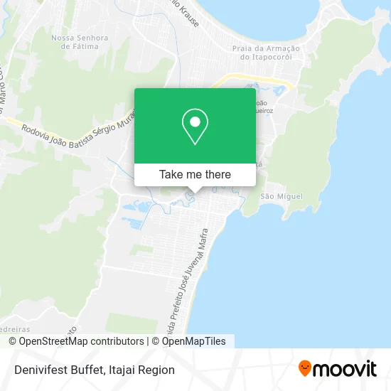 Denivifest Buffet map