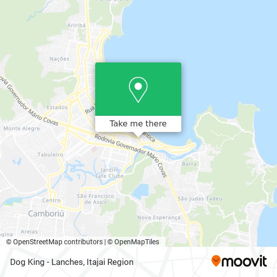 Dog King - Lanches map